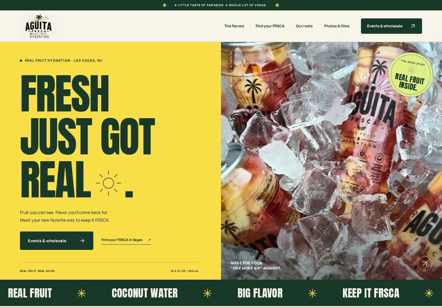 Explore our Agüita FRSCA website
